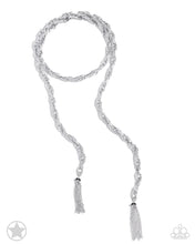 Load image into Gallery viewer, SCARFed for Attention - Silver Paparazzi Accessories