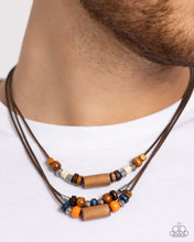 Load image into Gallery viewer, Wish You WOOD - Orange Paparazzi Accessories