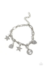 Load image into Gallery viewer, Legacy Letters - White - S Paparazzi Accessories