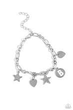Load image into Gallery viewer, Legacy Letters - White - B Paparazzi Accessories