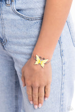 Load image into Gallery viewer, Aerial Adornment - Yellow Paparazzi Accessories