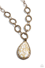 Load image into Gallery viewer, Tangible Tranquility - Brass Paparazzi Accessories