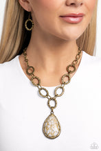 Load image into Gallery viewer, Tangible Tranquility - Brass Paparazzi Accessories