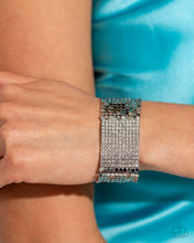 Load image into Gallery viewer, Disco Dame - White Paparazzi Accessories