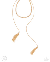 Load image into Gallery viewer, Tassel Theme - Gold Paparazzi Accessories