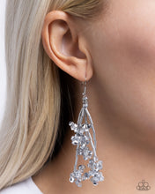 Load image into Gallery viewer, Petaled Precipitation - Silver Paparazzi Accessories