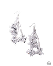 Load image into Gallery viewer, Petaled Precipitation - Silver Paparazzi Accessories