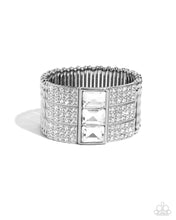 Load image into Gallery viewer, Dramatic Diva - White Paparazzi Accessories