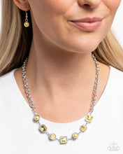 Load image into Gallery viewer, Bejeweled Bravado - Yellow Paparazzi Accessories