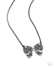 Load image into Gallery viewer, Bewitching Bow - Black Paparazzi Accessories