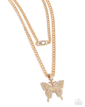 Load image into Gallery viewer, Aerial Arrangement - Gold Paparazzi Accessories