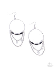 Load image into Gallery viewer, Fearless Fringe - Black Paparazzi Accessories