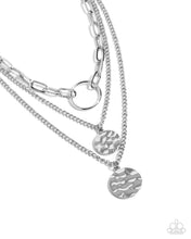 Load image into Gallery viewer, Hammered Halo - Silver Paparazzi Accessories