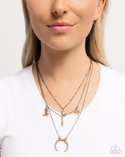 Load image into Gallery viewer, Saloon Sass - Brass Paparazzi Accessories