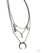 Load image into Gallery viewer, Saloon Sass - Brass Paparazzi Accessories