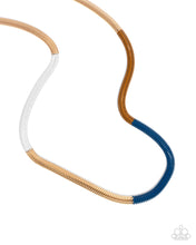 Load image into Gallery viewer, Patterned Pageantry - Blue Paparazzi Accessories