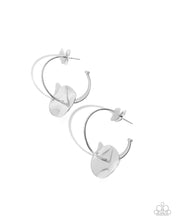 Load image into Gallery viewer, Textured Trouble - Silver Paparazzi Accesssories