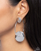 Load image into Gallery viewer, Textured Trouble - Silver Paparazzi Accesssories