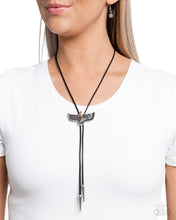 Load image into Gallery viewer, Eagle Emblem - Black Paparazzi Accessories