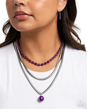Load image into Gallery viewer, Flourishing Finale - Purple Paparazzi Accessories
