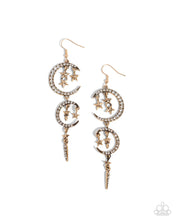 Load image into Gallery viewer, Celestial Cascade - Gold Paparazzi Accessories
