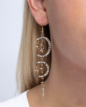 Load image into Gallery viewer, Celestial Cascade - Gold Paparazzi Accessories