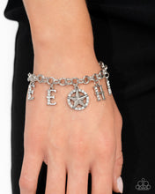 Load image into Gallery viewer, Yeehaw Yell - White Paparazzi Accessories