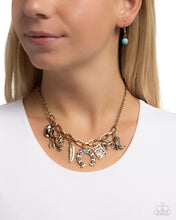 Load image into Gallery viewer, Saloon Girl - Gold Paparazzi Accessories