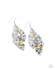 Load image into Gallery viewer, Hammered Hemisphere - Yellow Paparazzi Accessories