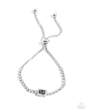 Load image into Gallery viewer, Draped in Dazzle - Silver Paparazzi Accessories