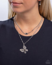 Load image into Gallery viewer, Hovering Headline - Silver Paparazzi Accessories