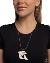 Load image into Gallery viewer, Dolphin Dive - Gold Paparazzi Accessories