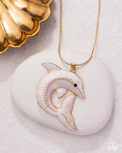 Load image into Gallery viewer, Dolphin Dive - Gold Paparazzi Accessories