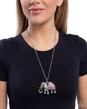 Load image into Gallery viewer, Educated Elephant - Purple Paparazzi Accessories
