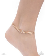 Load image into Gallery viewer, Actionable Anklet - Gold Paparazzi Accessories
