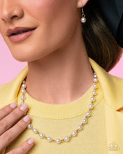 Load image into Gallery viewer, Pearl Premiere - Gold Paparazzi Accessories