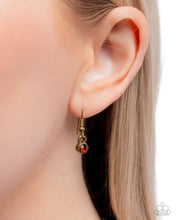 Load image into Gallery viewer, Fancy Feather - Brass Paparazzi Accessories