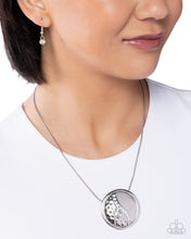 Load image into Gallery viewer, Spiraling Shimmer - White Paparazzi Accessories
