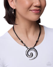 Load image into Gallery viewer, Sincere Spiral - Black Paparazzi Accessories