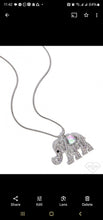 Load image into Gallery viewer, Unforgettable Shimmer multi Elephant Necklace