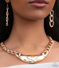 Load image into Gallery viewer, Peak of Pizzazz - gold - Paparazzi necklace