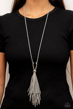 Load image into Gallery viewer, A Clean Sweep - Silver- Paparazzi Accessories - VJ Bedazzled Jewelry