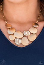 Load image into Gallery viewer, A hard luxe story - gold Paparazzi Accessories - VJ Bedazzled Jewelry