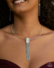 Load image into Gallery viewer, Tassel Tremolo - Silver Paparazzi Accessories