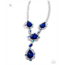 Load image into Gallery viewer, Fancy Formula - blue - Paparazzi necklace