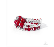 Load image into Gallery viewer, Funky Fusion - red - Paparazzi Accessories