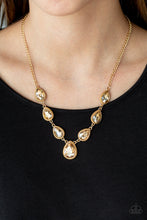 Load image into Gallery viewer, Socialite Social - Gold Paparazzi Accessories - VJ Bedazzled Jewelry