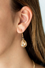 Load image into Gallery viewer, Socialite Social - Gold Paparazzi Accessories - VJ Bedazzled Jewelry