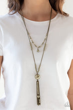 Load image into Gallery viewer, Abstract Elegance - Brass - VJ Bedazzled Jewelry