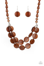 Load image into Gallery viewer, Beach Day Demure - Brown- Paparazzi Accessories - VJ Bedazzled Jewelry